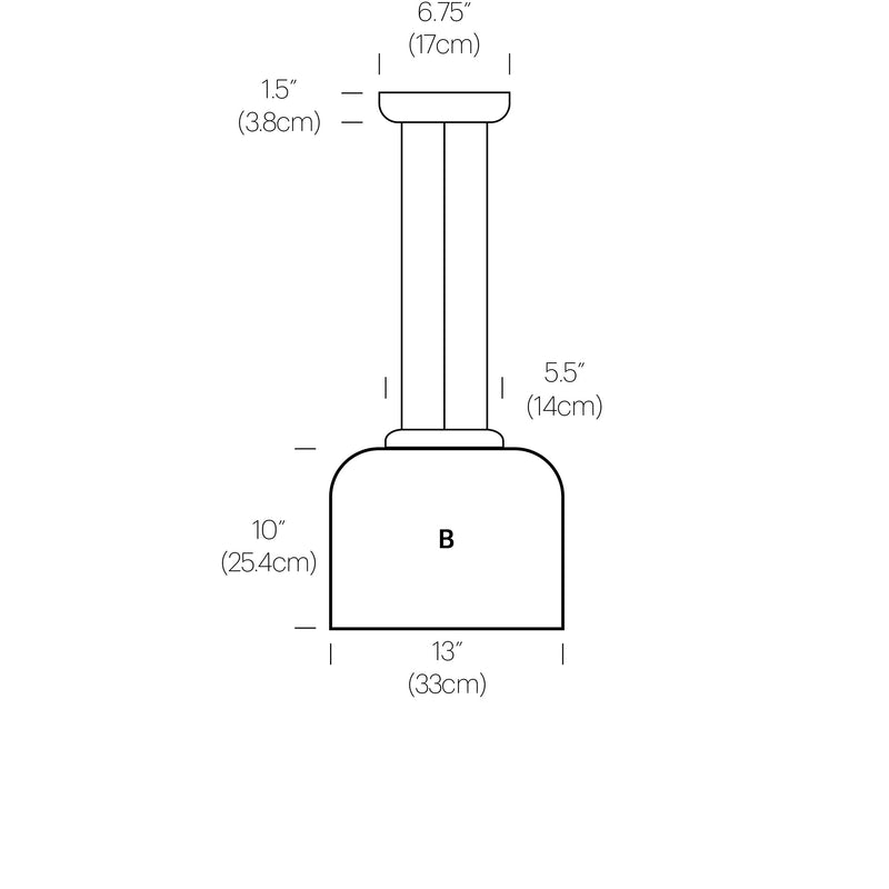 Totem Down Light - Pablo Designs - Pendants - Shade A - HORNE