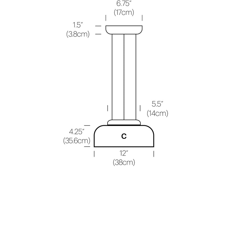 Totem Down Light - Pablo Designs - Pendants - Shade A - HORNE