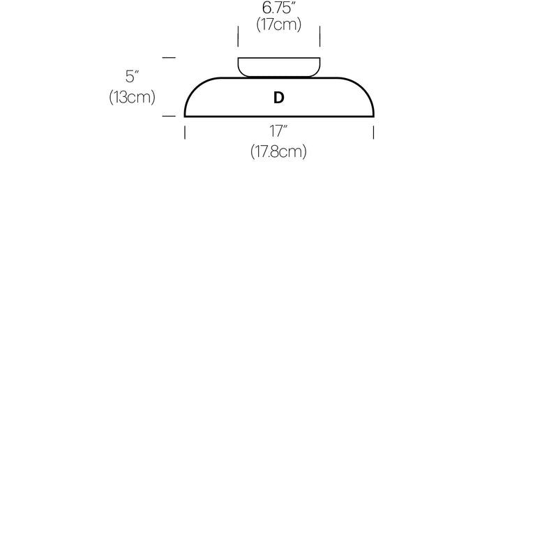 Totem Flush - Pablo Designs - Ceiling Lights - Shade A - HORNE
