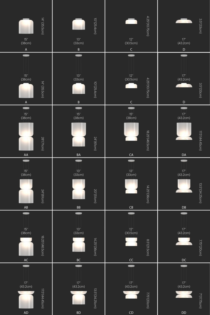Totem Up/Down Light - Pablo Designs - Pendants - Shade DD - HORNE
