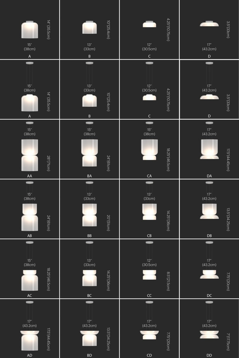 Totem Up/Down Light - Pablo Designs - Pendants - Shade AA - HORNE