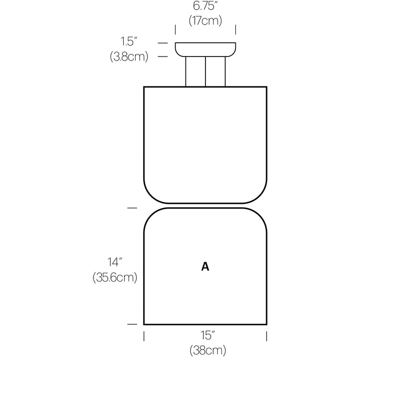 Totem Up/Down Light - Pablo Designs - Pendants - Shade AA - HORNE