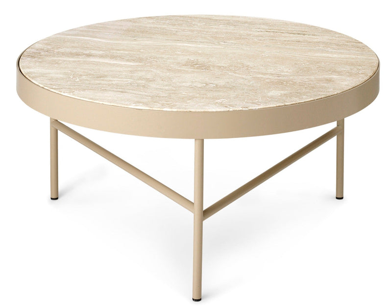 Travertine Table - Ferm Living - Tables + Desks - Medium - HORNE