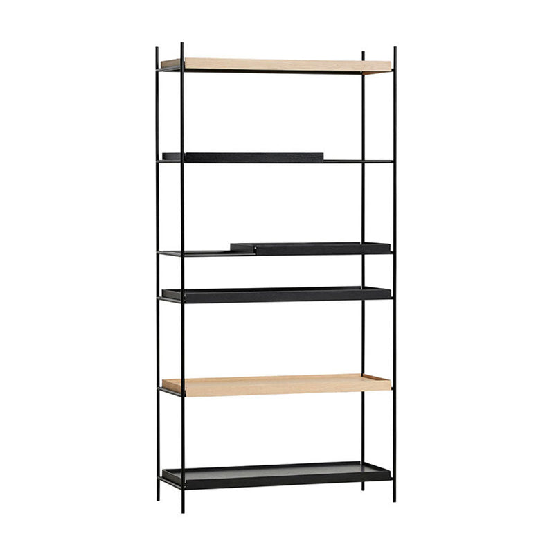 Woud Tall Storage Tray Shelf - High