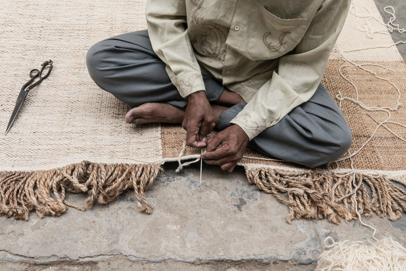 Tres Vegetal Rug - Nanimarquina - Rugs - 5'7''X7'10'' - HORNE