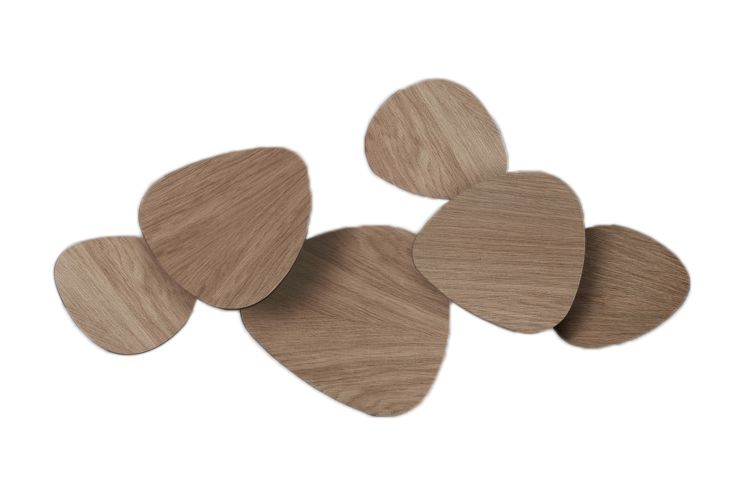 Tria Wall Lamp - Set of 6 - Bover - Wall Sconces - Natural Oak - HORNE