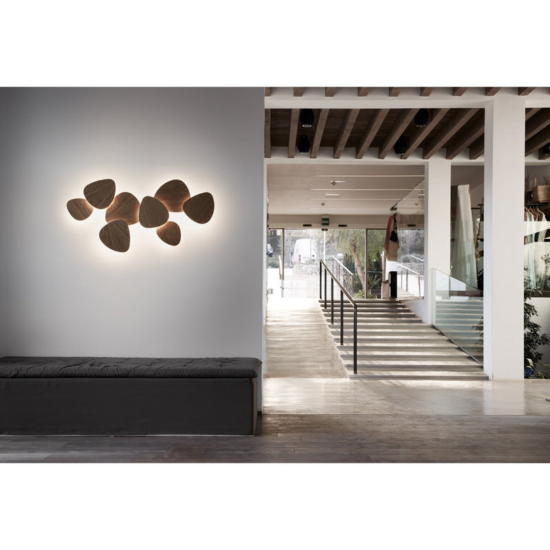 Tria Wall Lamp - Set of 8 - Bover - Wall Sconces - Natural Oak - HORNE