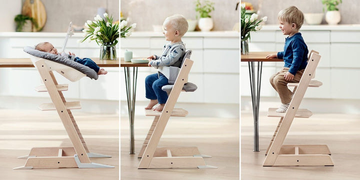 Tripp Trapp High Chair Oak - Stokke - Kids' + Baby Furniture - Oak Black - HORNE