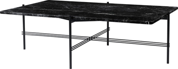 TS Coffee Table - Marble Top - Gubi - Tables + Desks - Small - Black Marquina Marble - HORNE