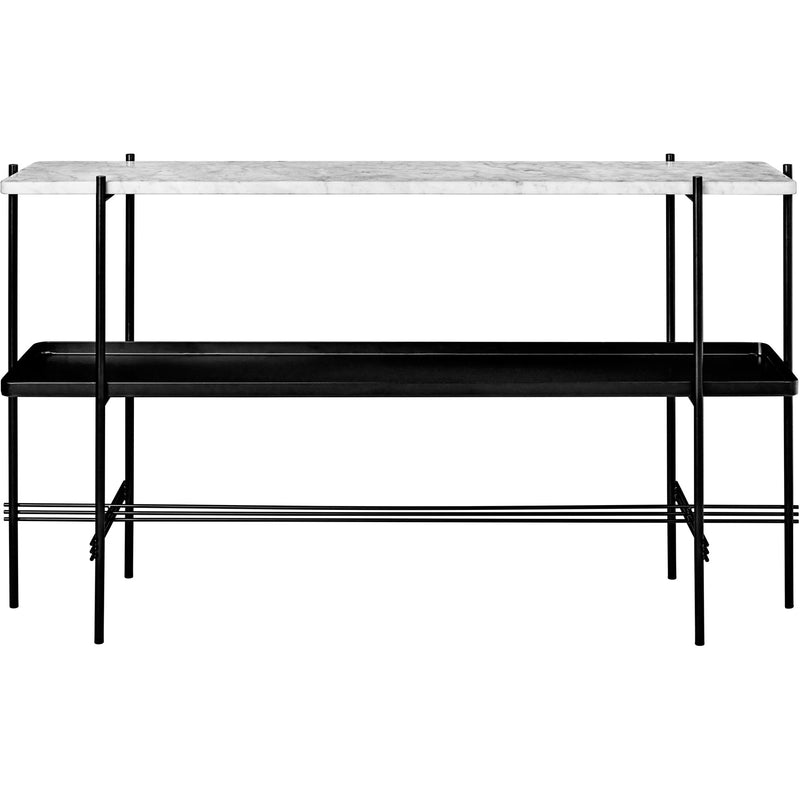 Consol Rectangulaire -1 Marble Plate And 1 Metal Tray
