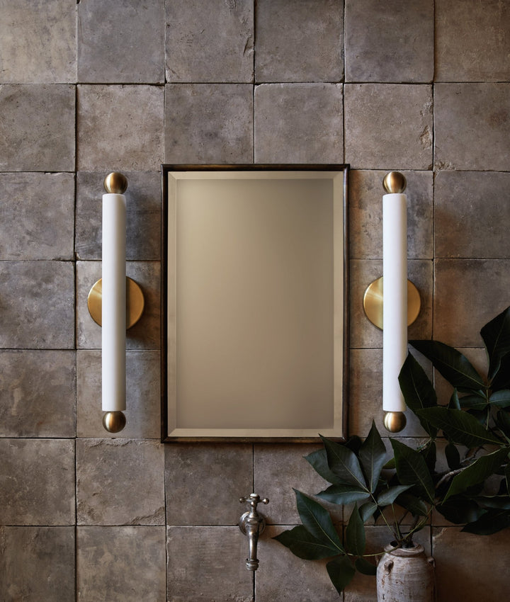 Tube Sconce/Flush Mount - Workstead - Wall Sconces - Brushed Nickel - HORNE