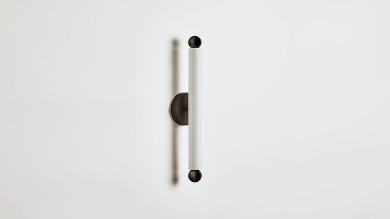 Tube Sconce/Flush Mount - Workstead - Wall Sconces - Hewn Brass - HORNE