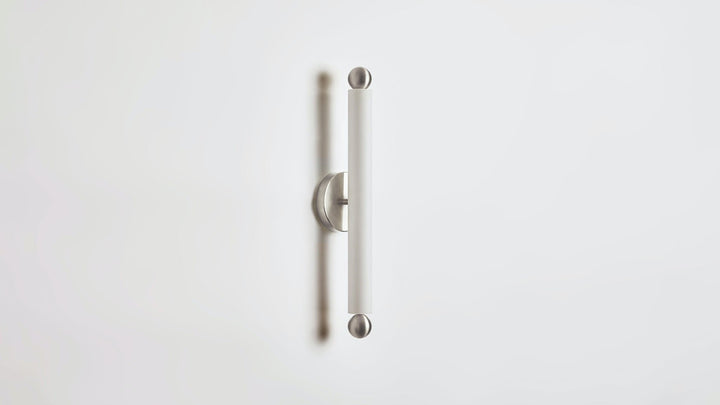 Tube Sconce/Flush Mount - Workstead - Wall Sconces - Brushed Nickel - HORNE