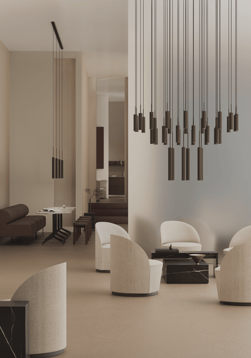 Tubulaire Chandelier - Audo Copenhagen - Chandeliers - Chandelier 6 - HORNE