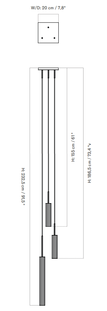 Tubulaire Pendant Lamp - 3 - Audo Copenhagen - Pendants - HORNE