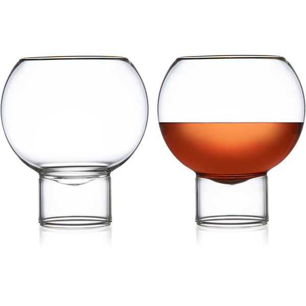 Tulip Low Glass - Set of 2 - Fferrone Design - Drinkware - Small - HORNE