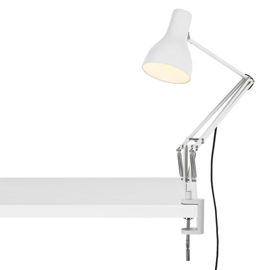 Type 75 Desk Lamp - Clamp Base - Anglepoise - Table + Task - Alpine White - HORNE