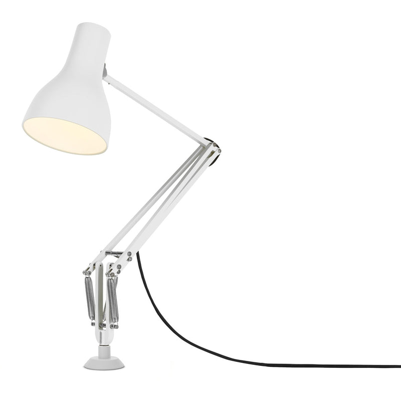 Type 75 Desk Lamp - Insert Base - Anglepoise - Table + Task - Jet Black - HORNE