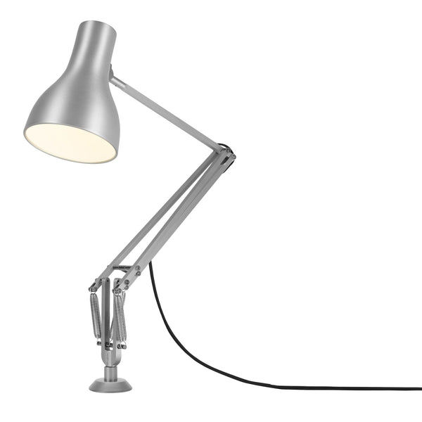 Type 75 Desk Lamp - Insert Base - Anglepoise - Table + Task - Silver Luster - HORNE