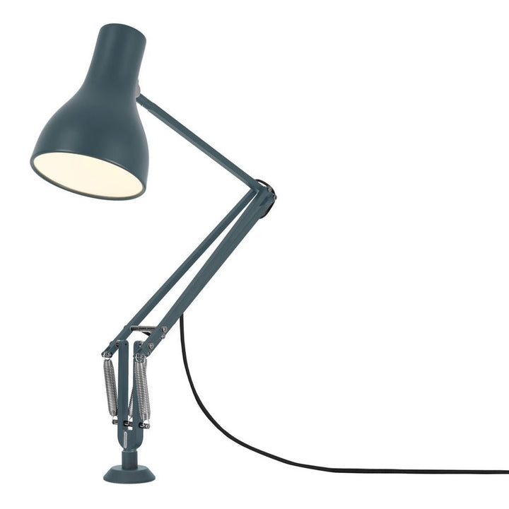 Type 75 Desk Lamp - Insert Base - Anglepoise - Table + Task - Slate Grey - HORNE