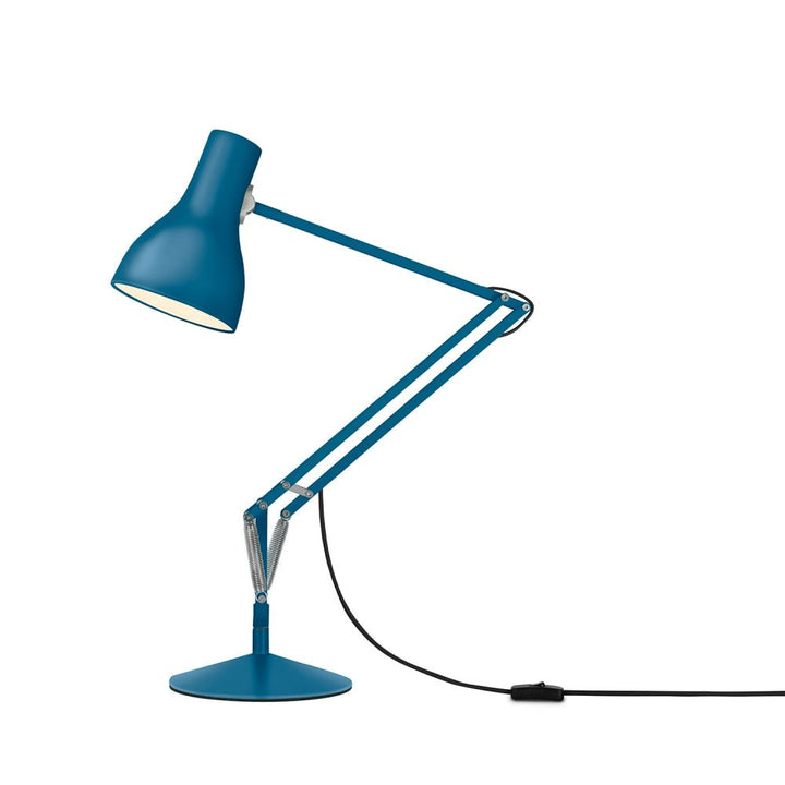 Type 75 Desk Lamp - Margaret Howell Edition - Anglepoise - Table + Task - Saxon Blue - HORNE
