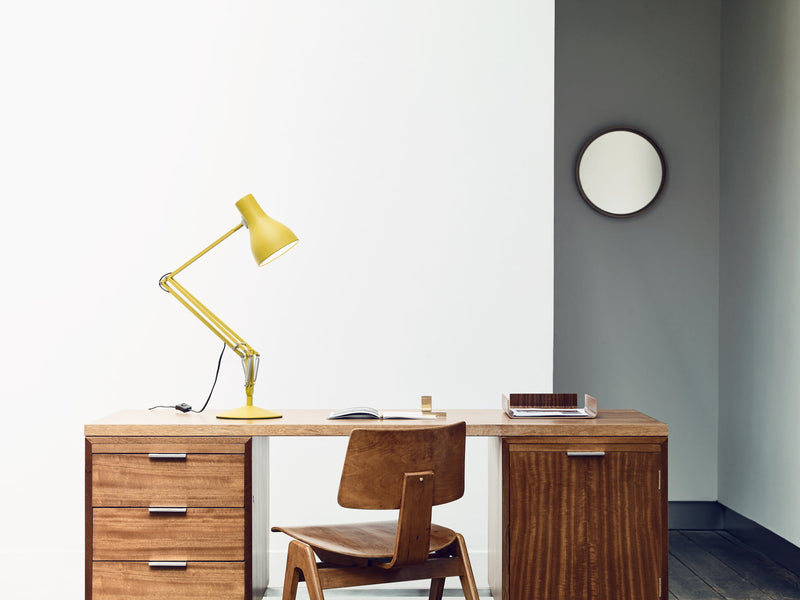 Type 75 Desk Lamp - Margaret Howell Edition - Anglepoise - Table + Task - Yellow Ochre - HORNE