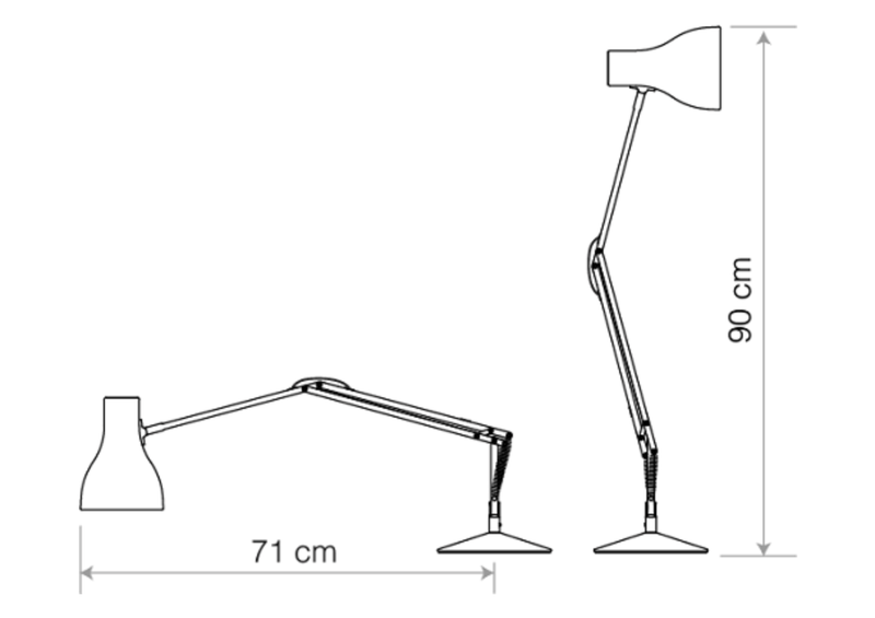 Type 75 Desk Lamp - Paul Smith Edition 5 - Anglepoise - Table + Task - HORNE