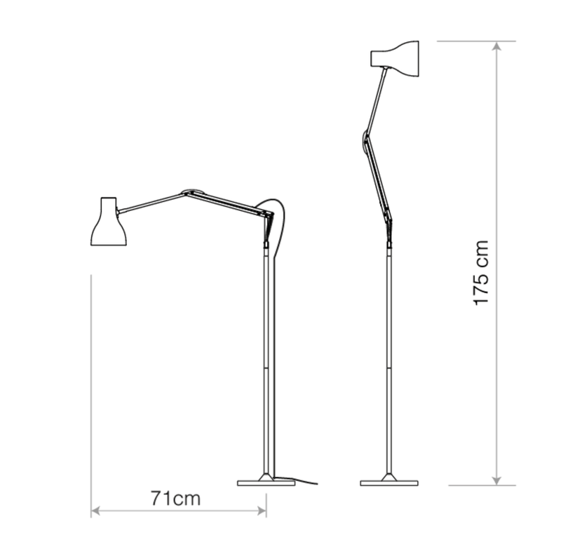 Type 75 Floor Lamp - Paul Smith Edition 6 - Anglepoise - Floor Lamps - HORNE