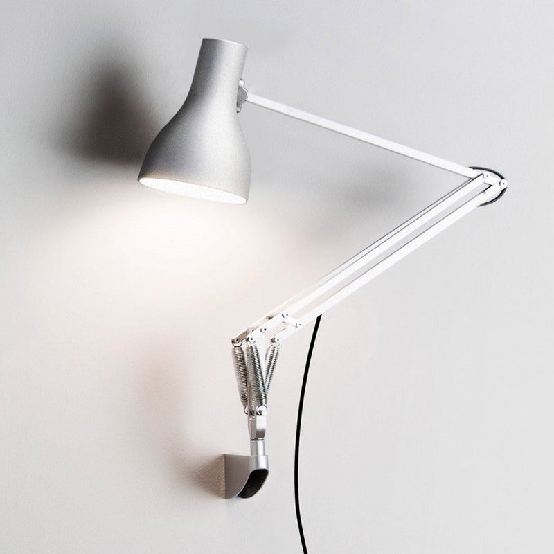 Type 75 Lamp - Wall Mount - Anglepoise - Wall Sconces - Silver Luster - HORNE