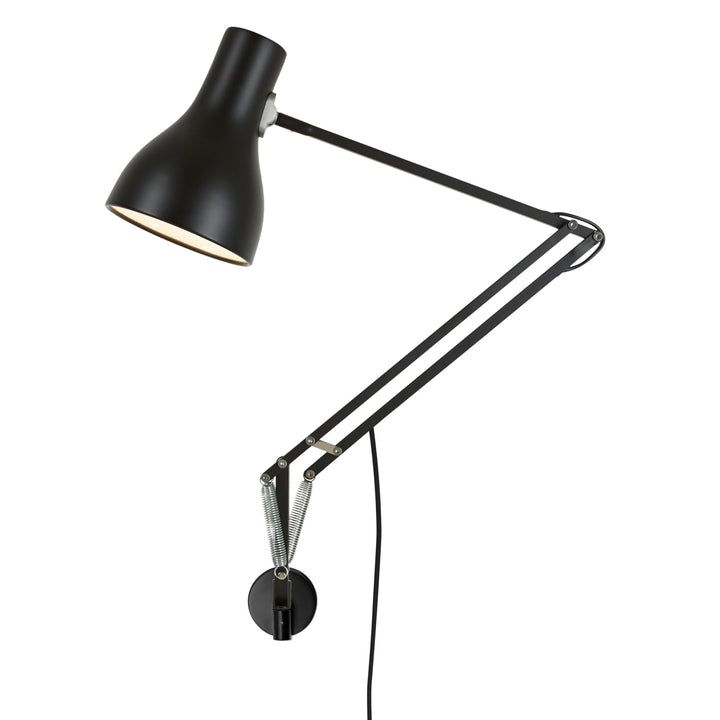 Type 75 Lamp - Wall Mount - Anglepoise - Wall Sconces - Jet Black - HORNE
