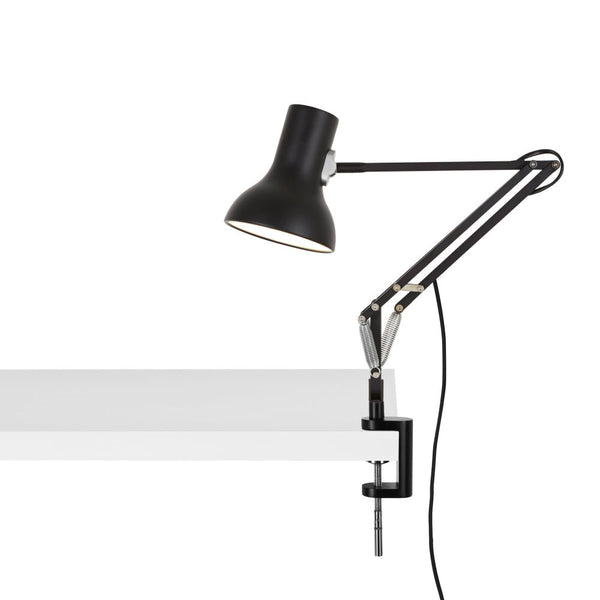 Type 75 Mini Desk Clamp Lamp - Anglepoise - Table + Task - Alpine White - HORNE