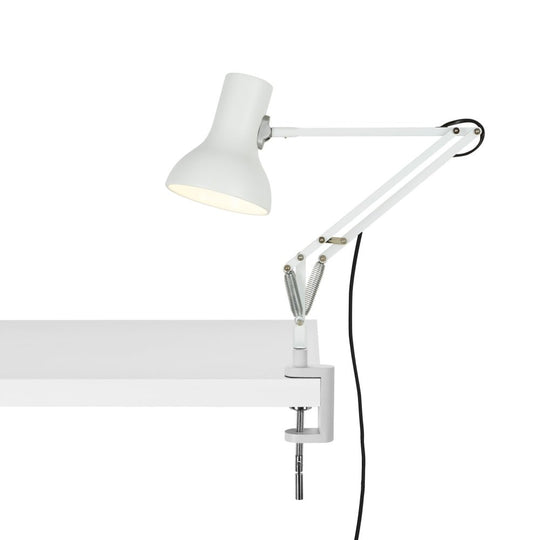 Type 75 Mini Desk Clamp Lamp - Anglepoise - Table + Task - Alpine White - HORNE