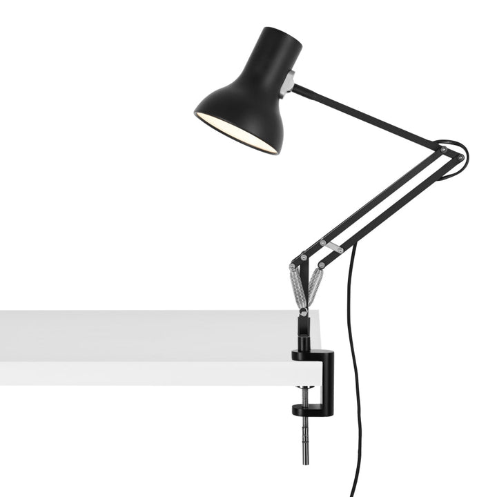 Type 75 Mini Desk Clamp Lamp - Anglepoise - Table + Task - Alpine White - HORNE