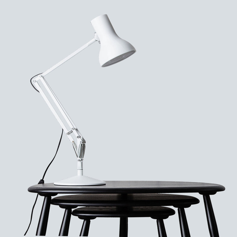 Type 75 Mini Desk Lamp - Anglepoise - Table + Task - Jet Black - HORNE