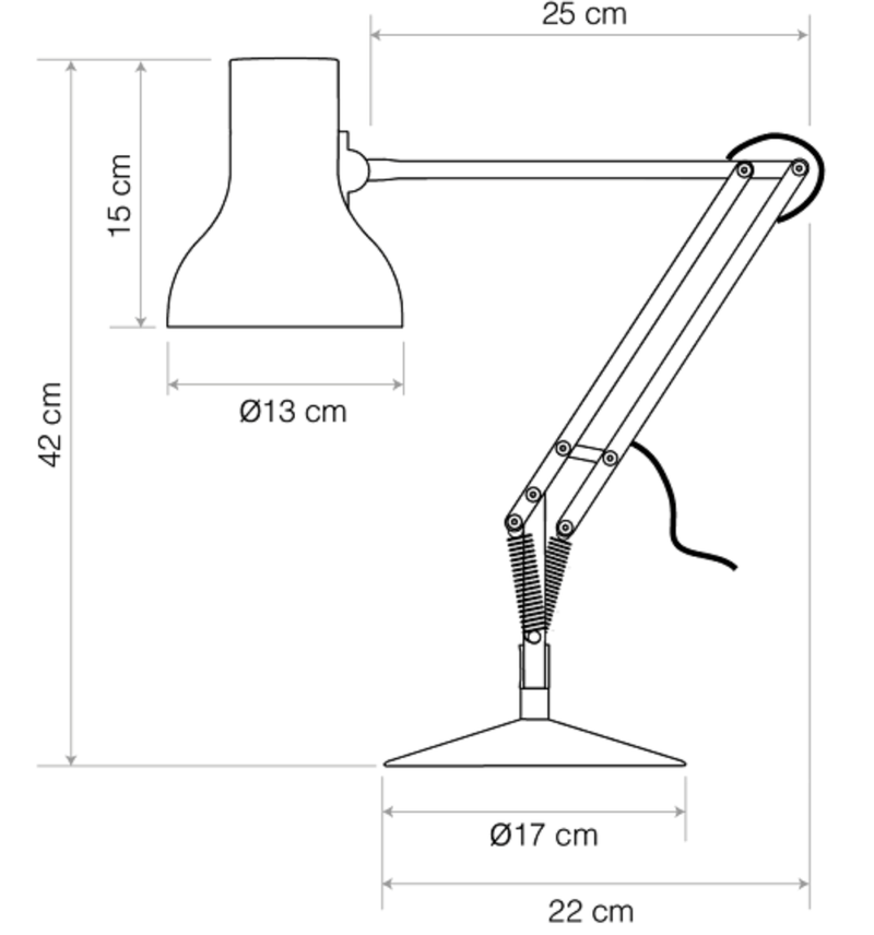 Type 75 Mini Desk Lamp - Paul Smith Edition 5 - Anglepoise - Table + Task - HORNE