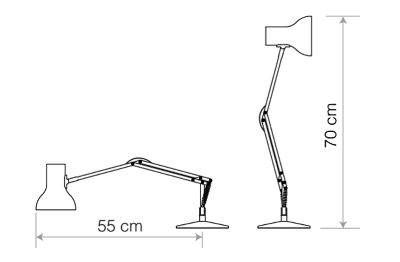Type 75 Mini Desk Lamp - Paul Smith Edition 6 - Anglepoise - Table + Task - HORNE
