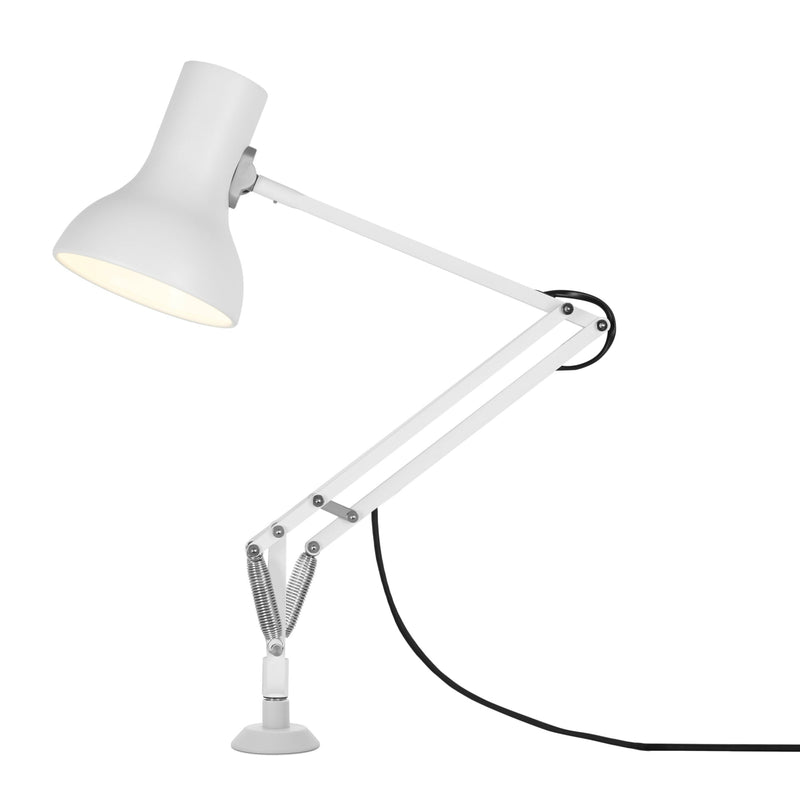 Type 75 Mini Lamp with Desk Insert - Anglepoise - Table + Task - Slate Grey - HORNE