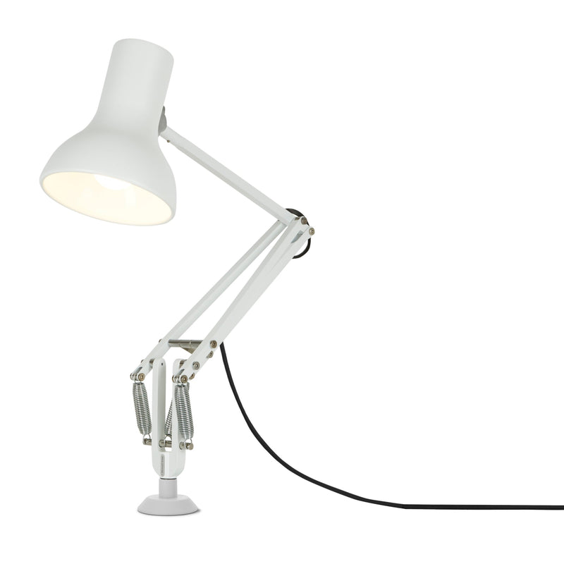 Type 75 Mini Lamp with Desk Insert - Anglepoise - Table + Task - Slate Grey - HORNE