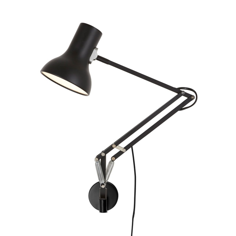 Type 75 Mini Wall Mounted Light - Anglepoise - Wall Sconces - Jet Black - HORNE