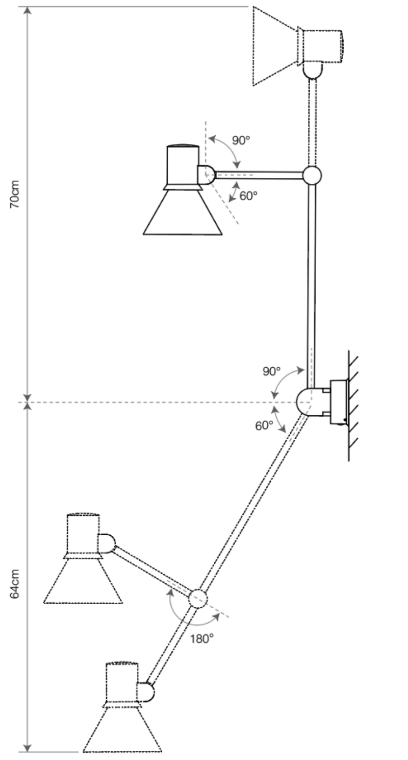 Type 80 W3 Wall Light - Anglepoise - Wall Sconces - HORNE
