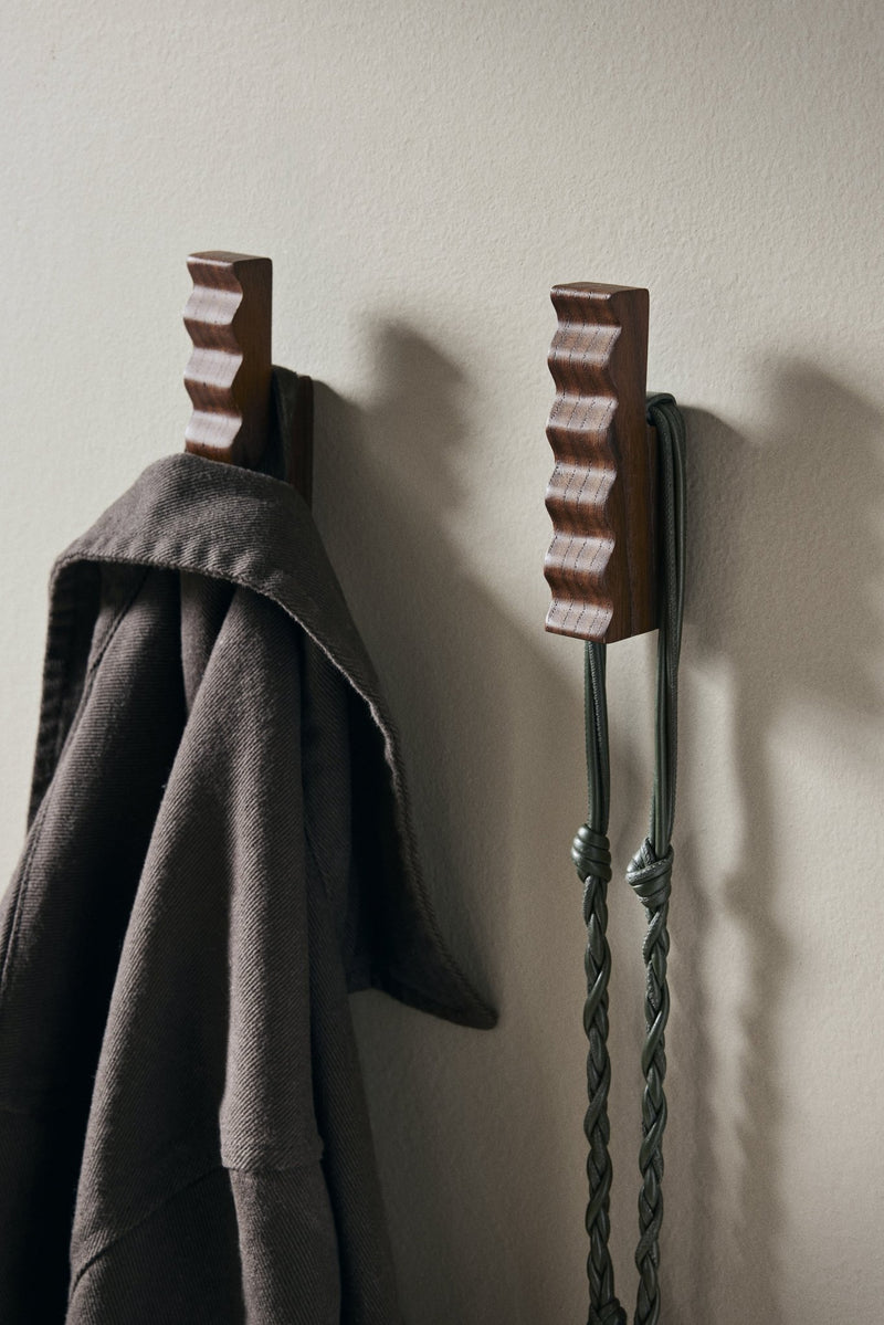 Unda Hooks - Set of 2 - Ferm Living - Hangers & Hooks - HORNE