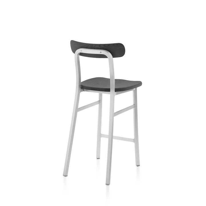 Utility Counter Stool - Emeco - Stools + Benches + Ottomans - Hand Brushed - Dark Ash - HORNE