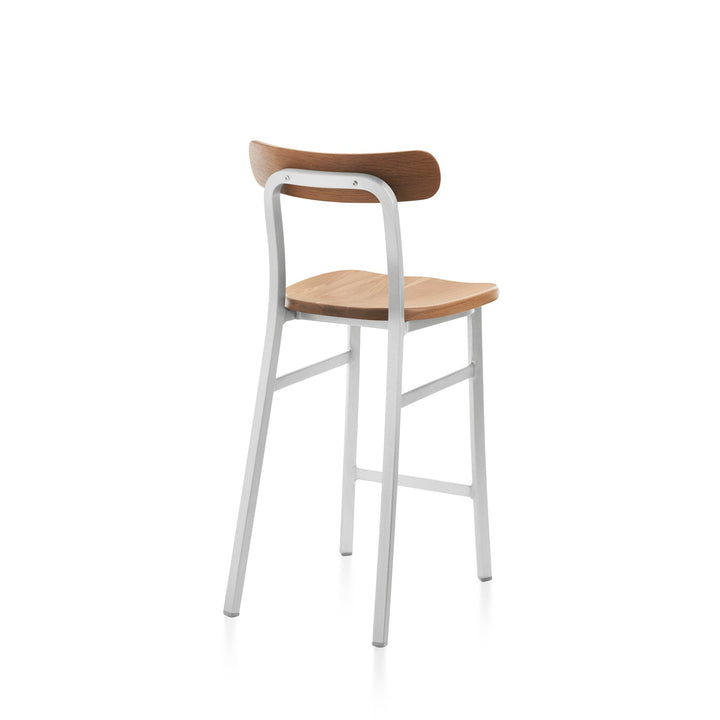 Utility Counter Stool - Emeco - Stools + Benches + Ottomans - Hand Brushed - Oak - HORNE