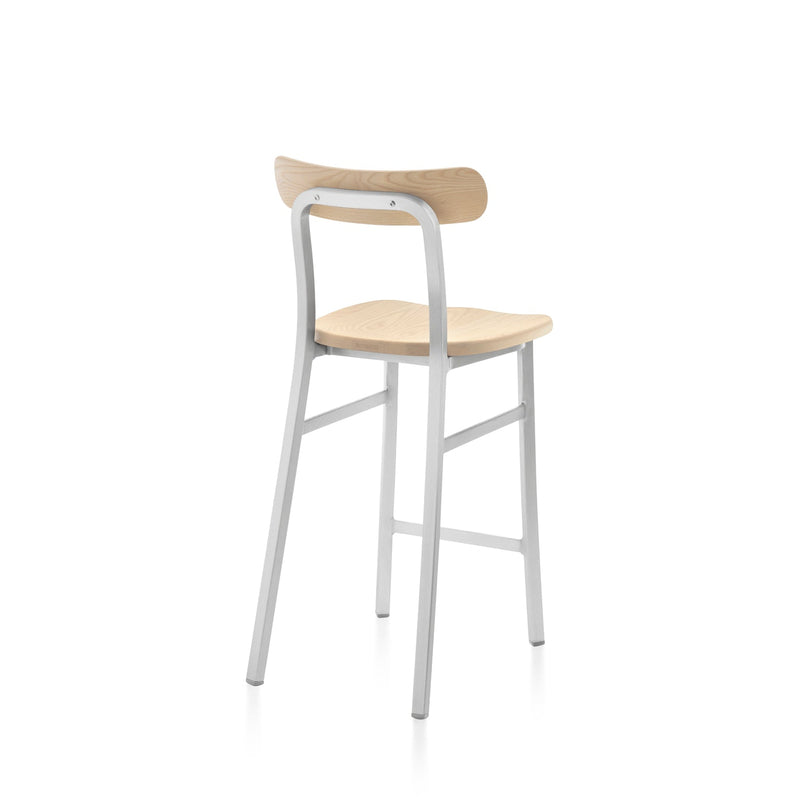 Utility Counter Stool - Emeco - Stools + Benches + Ottomans - Hand Brushed - Accoya - HORNE