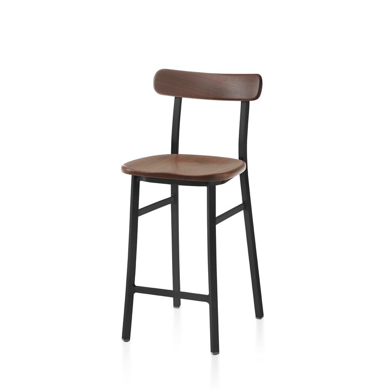 Utility Counter Stool - Emeco - Stools + Benches + Ottomans - Hand Brushed - Accoya - HORNE