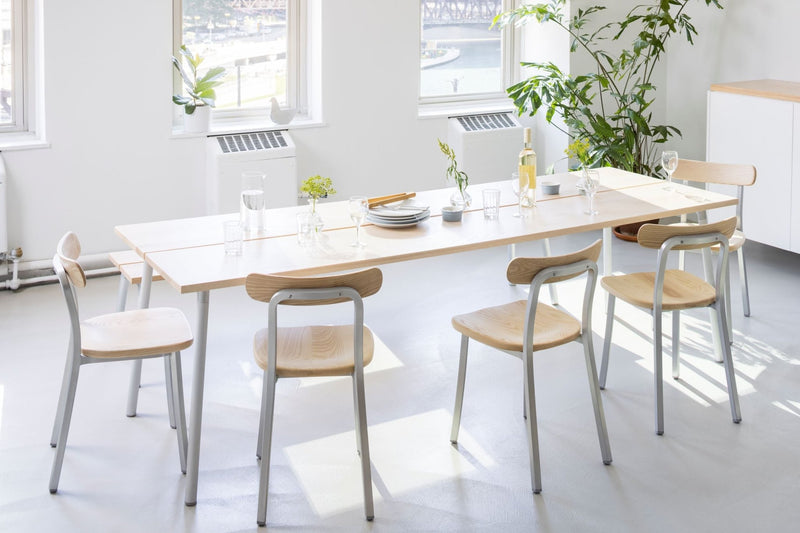 Utility Side Chair - Emeco - Chairs - Hand Brushed - Accoya - HORNE