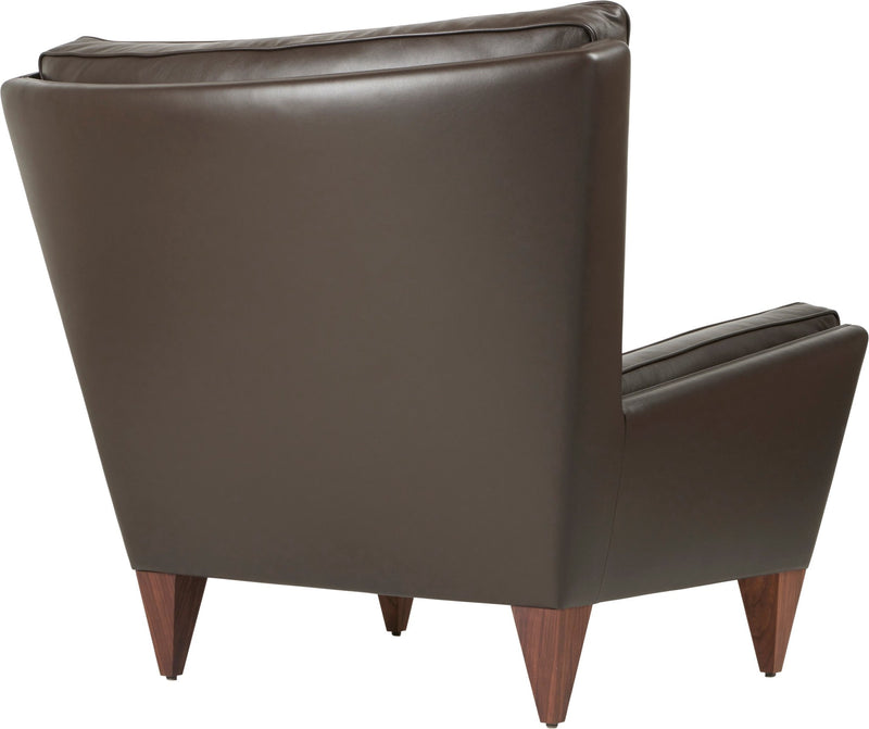 V11 Lounge Chair - Gubi - Chairs - Gubi Smooth Coffee Leather - HORNE