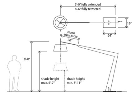 Valeo LED Floor Lamp