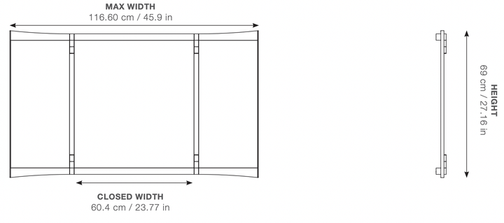 Vanity Mirror 3 - Gubi - Mirrors - HORNE