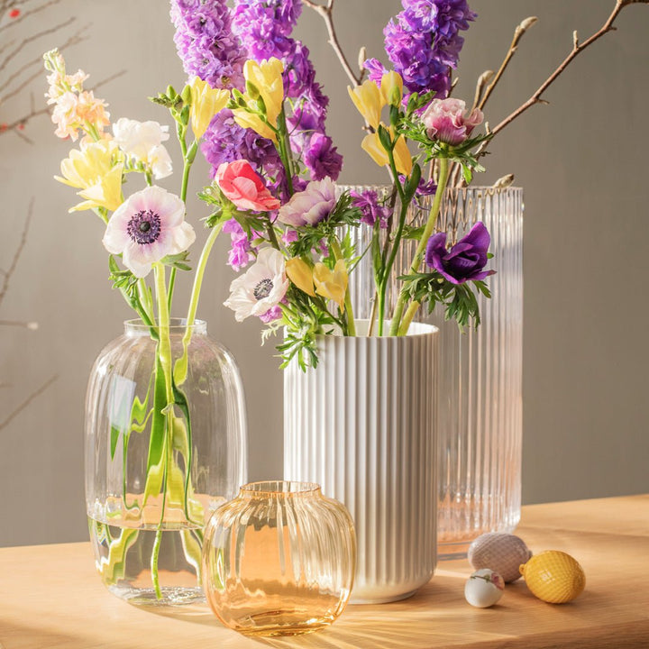 Vase - Clear - Lyngby - Vases - 9.8" x 5.7" - HORNE